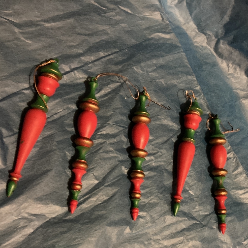 Vintage Holiday Tree Ornament Set